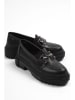 trendyol Mokasyny w kolorze czarnym