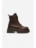 trendyol Leder-Boots in Braun