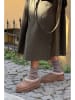 trendyol Skórzane slippersy w kolorze brązowym
