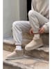 trendyol Leren enkelboots beige