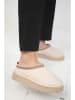trendyol Enkelboots crème