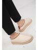 trendyol Enkelboots crème