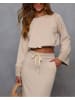 Milan Kiss 2tlg. Outfit in Beige