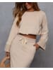 Milan Kiss 2tlg. Outfit in Beige