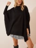 Milan Kiss Poncho zwart
