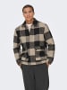ONLY & SONS Hemdjacke "Connor" in Schwarz/ Beige