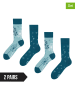 Dedoles 2er-Set: Socken in Petrol/ Blau