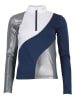 Peak Mountain Functionele longsleeve donkerblauw/zilverkleurig/wit