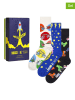 Happy Socks 3tlg. Geschenkset "Elton John" in Bunt