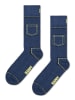 Happy Socks Sokken "Denim" donkerblauw
