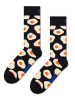 Happy Socks Skarpety "Sunny" w kolorze granatowo-białym