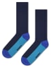 Happy Socks 4er-Set: Socken "Food" in Blau/ Dunkelblau/ Schwarz
