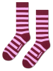 Happy Socks 3er-Set: Socken "Flower" in Rosa/ Rot