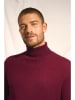 Just Cashmere Kaschmir-Rollkragenpullover "Connor" in Bordeaux