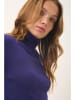 Just Cashmere Kaschmir-Rollkragenpullover "Ava" in Lila