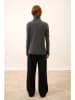 Just Cashmere Kasjmieren coltrui "Lexie" antraciet