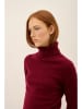 Just Cashmere Kasjmieren coltrui "Lexie" bordeaux