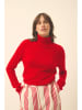 Just Cashmere Kaschmir-Rollkragenpullover "Lexie" in Rot