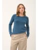Just Cashmere Kasjmieren trui "Joyce" blauw