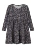 name it Jurk "Oalia" donkerblauw/beige