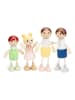 New Classic Toys 4er-Set: Puppen - ab 3 Jahren