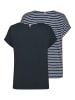 Sublevel 2-delige set: shirts donkerblauw
