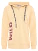 Zwillingsherz Hoodie "Wild" in Beige