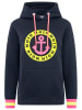 Zwillingsherz Hoodie "Bailey" in Dunkelblau