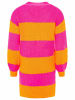 Zwillingsherz Vest "Blockstreifen" roze/oranje