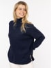 Zwillingsherz Pullover in Dunkelblau