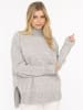 Zwillingsherz Pullover in Grau