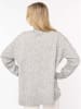 Zwillingsherz Pullover in Grau