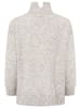 Zwillingsherz Pullover in Grau