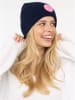 Zwillingsherz Muts donkerblauw