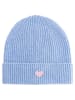 Zwillingsherz Kasjmier beanie blauw