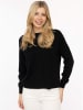 Zwillingsherz Pullover "Blogger" in Schwarz