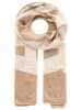 Zwillingsherz Kaschmir-Schal "Amour" in Beige