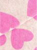 Zwillingsherz Kaschmir-Dreieckstuch in Beige/ Pink - (L)175 x (B)120 cm