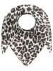 Zwillingsherz Kaschmir-Dreieckstuch "Leo" in Grau - (L)180 x (B)70 cm