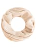 Zwillingsherz Kaschmir-Loop-Schal in Beige - (L)30 x (B)50 cm