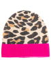 Zwillingsherz Kasjmieren beanie lichtbruin/roze
