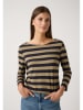 More & More Shirt in Khaki/ Schwarz