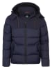 Petrol Steppjacke "Yukon" in Dunkelblau