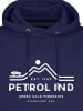 Petrol Hoodie donkerblauw