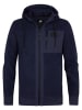 Petrol Sweatjacke in Dunkelblau