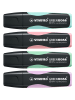 STABILO Textmarker "STABILO GREEN BOSS Pastel" - 4 Stück