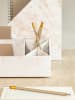 BigsoBox Schreibtisch-Organizer "Elisa" in Beige - (B)33 x (H)12,5 x (T)12,5 cm in Beige