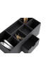 BigsoBox Organizer "Vendela" w kolorze antracytowym na biurko - 10 x 8,5 x 10 cm