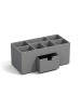 BigsoBox Organizer "Vendela" w kolorze szarym na biurko - 10 x 8,5 x 10 cm