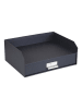 BigsoBox Dokumenten-Ablage "Walter" in Schwarz - (B)33,5 x (H)13 x (T)25,5 cm